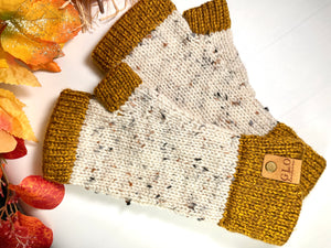 Speckled Beanie - Golden Heather