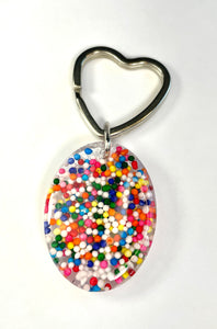 Candy Sprinkles Keyring