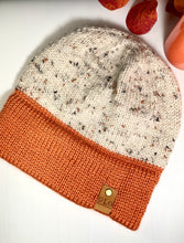 Load image into Gallery viewer, Speckled Beanie &amp; Fingerless Gloves  - Pumpkin
