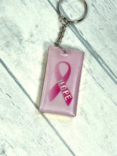 Load image into Gallery viewer, Breast Cancer Awareness keychains
