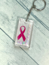 Load image into Gallery viewer, Breast Cancer Awareness keychains
