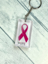 Load image into Gallery viewer, Breast Cancer Awareness keychains
